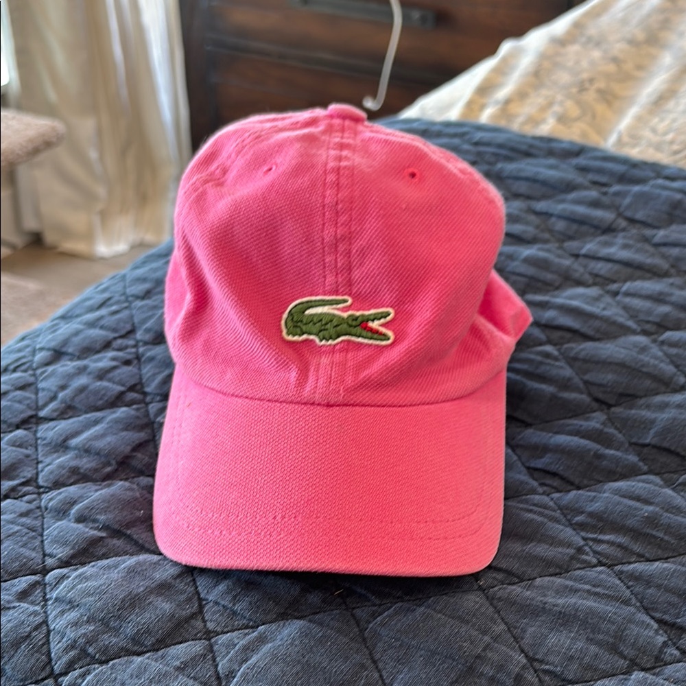 Lacoste Pink Baseball Cap